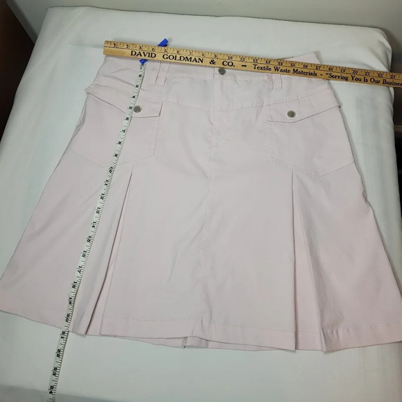 Athleta Pink Nylon Athletic Knee Length Skirt sz 12 - Picture 5 of 11